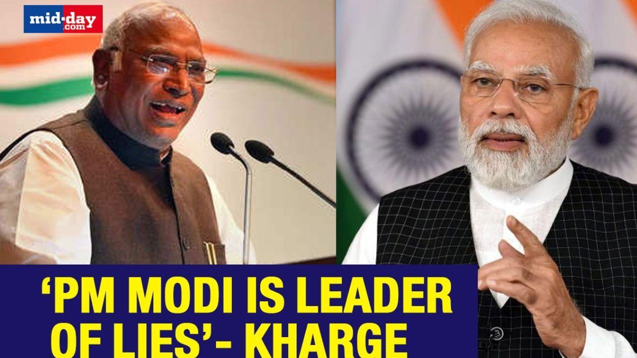 ‘PM Modi is the leader of lies’ - Congress President Mallikarjun Kharge in Gujar